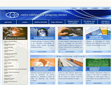 Tablet Screenshot of centroedelstein.org.br